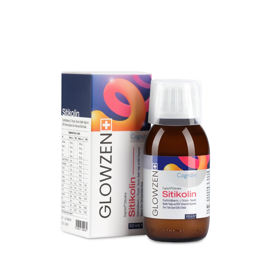 Glowzen Cognizin  Sitikolin Sıvı Takviye 100ml