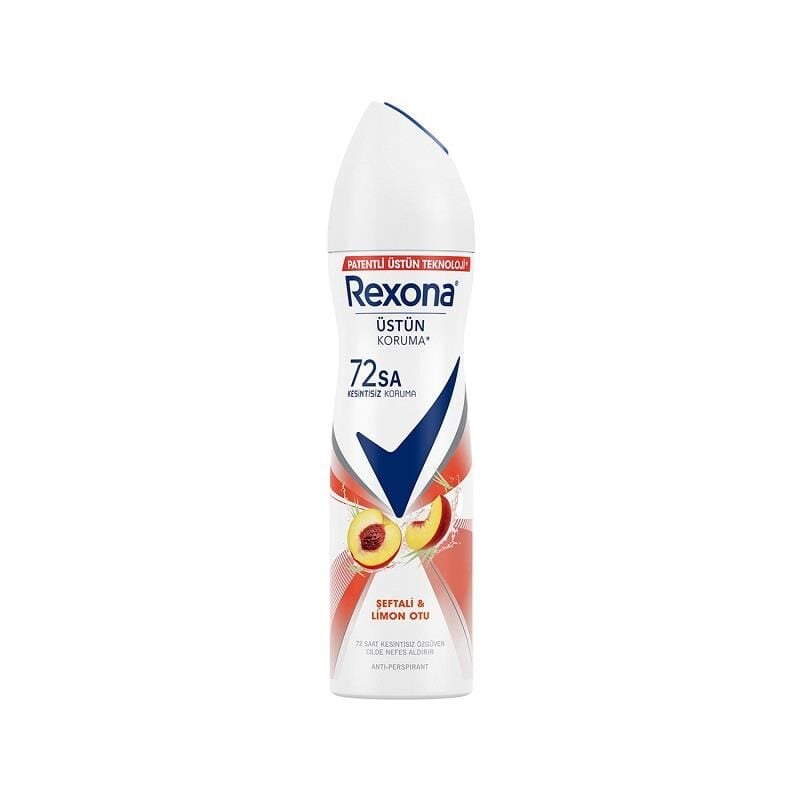 Rexona Şeftali Limon Otu Antiperspirant Kadın Sprey Deodorant 150 ml