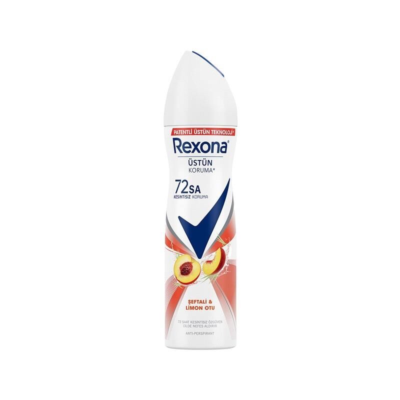 Rexona Şeftali Limon Otu Antiperspirant Kadın Sprey Deodorant 150 ml