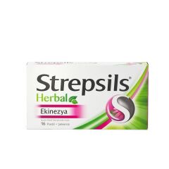 Strepsils Herbal Ekinezya Pastil 16 lık Şekersiz