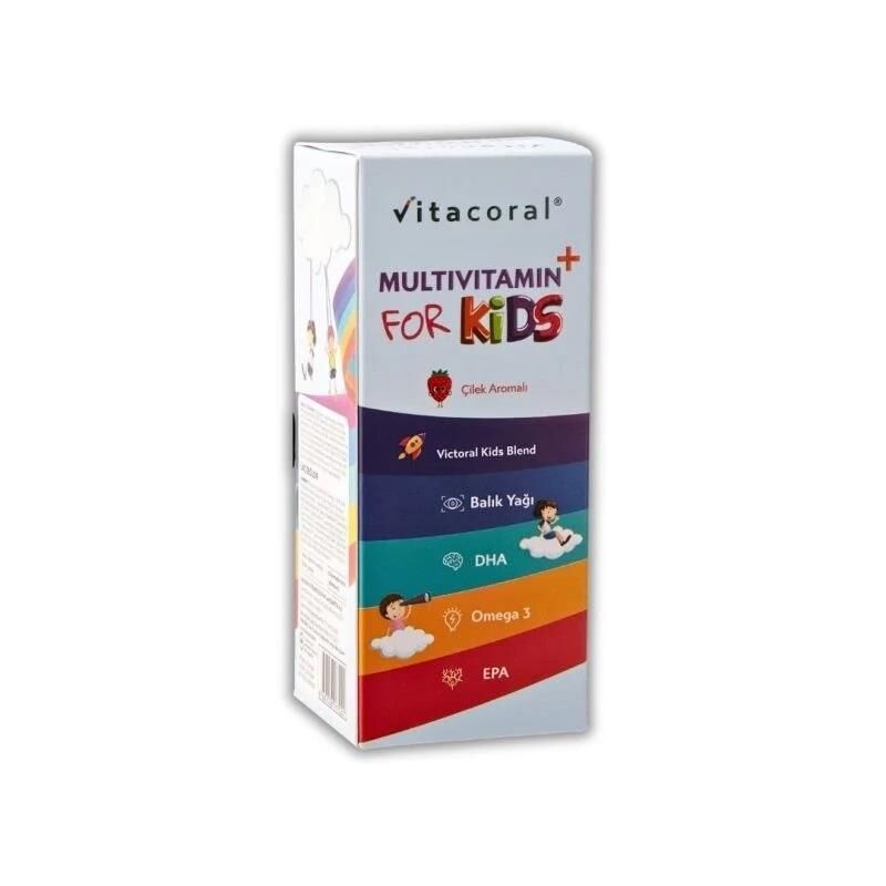 Vitacoral Multivitamin Fish Oil For Kids Complex 150ml
