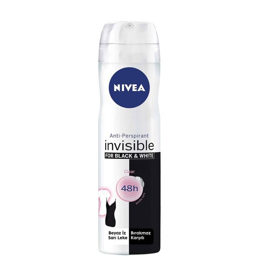 Nivea Black White Clear Invsb. Kadın Deodorant 150 Ml