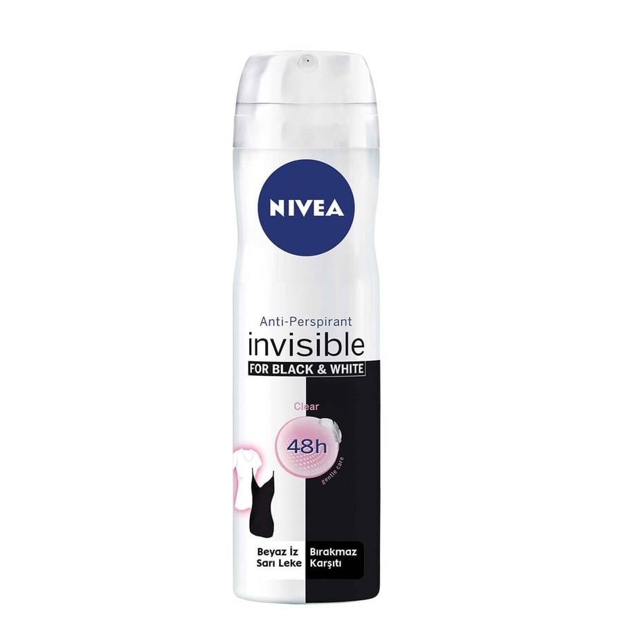 Nivea Black White Clear Invsb. Kadın Deodorant 150 Ml