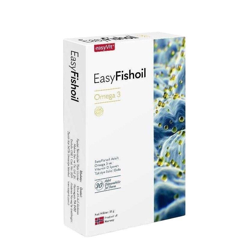 EasyFishOil Omega 3 Yetişkin 30 Çiğnenebilir Jel Form