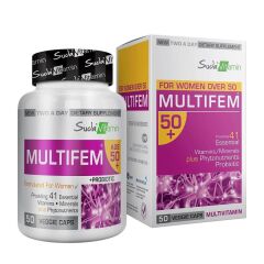 Suda Vitamin Multifem 50+ Womens Multivitamin 50 Bitkisel Kapsül