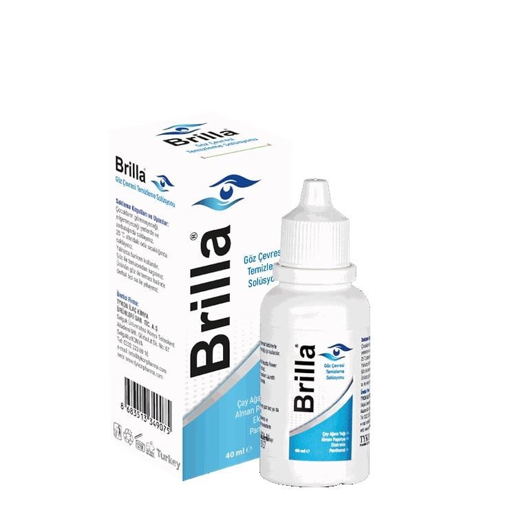 Brilla Göz Çevresi Temizleme Solüsyonu 40ml
