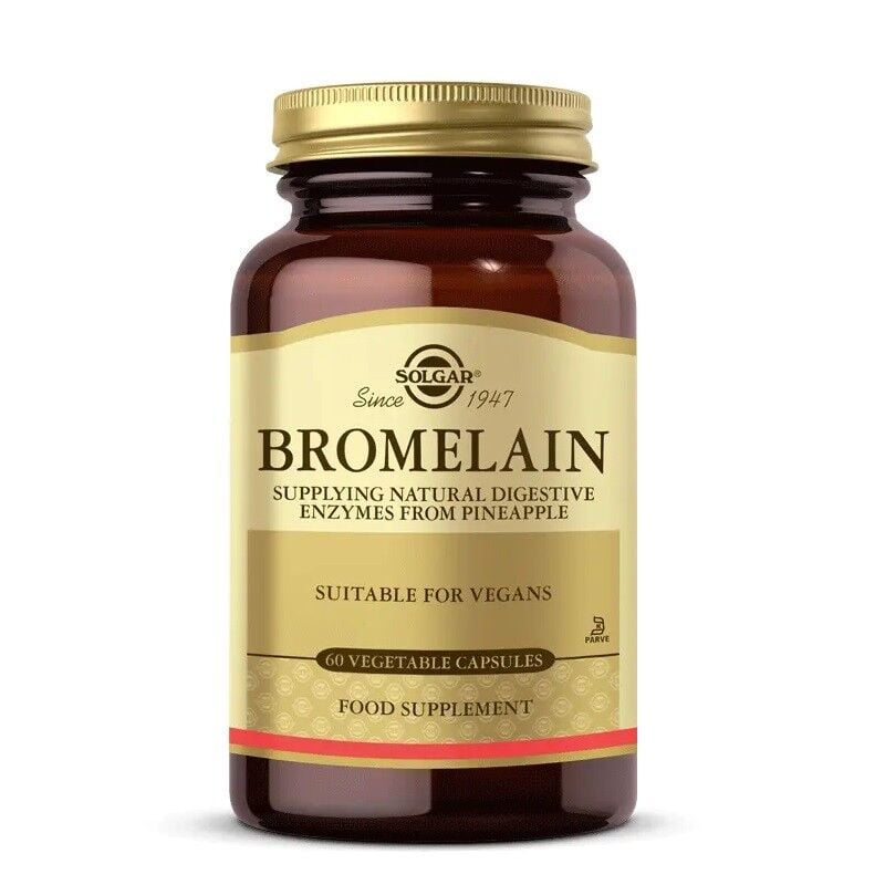 Solgar Bromelain 150mg 60 Kapsül