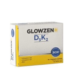 Glowzen+ D3 K2 Bor 60 Kapsül