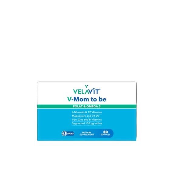 Velavit V-Mom To Be 30 Softjel Kapsül