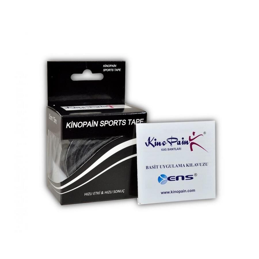 Kinopain Sports Tape SİYAH - Kas Bantı 5cmx5m Rulo