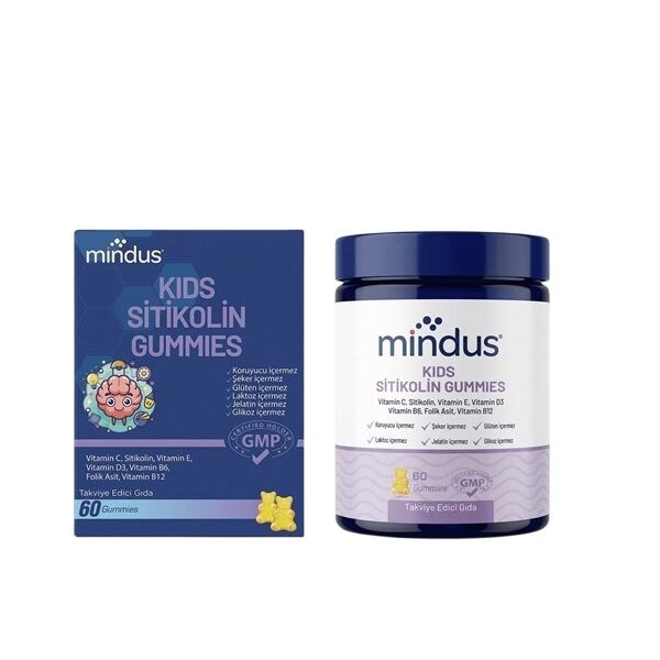 Mindus KIDS Sitikolin 60 Gummies