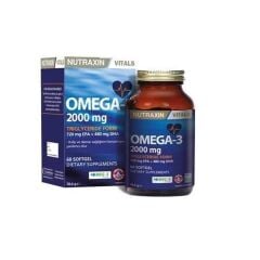 Nutraxin Omega 3 Balık Yağı 2000 mg 60 SoftGel
