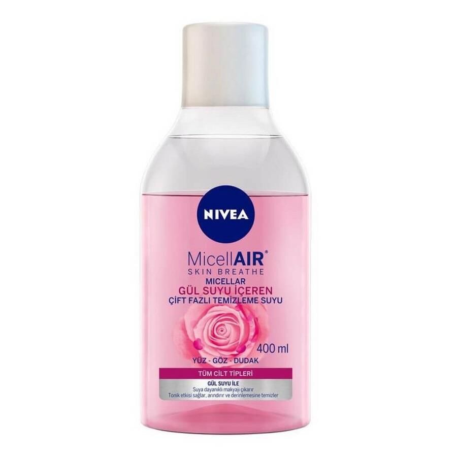 Nivea Micellair Gül Suyu Çift Fazlı Temizleme Suyu 400 Ml