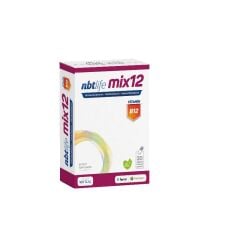 NBTLife Mix12 30 Kapsül , Hidroksikobalamin, Metilkobalamin, Adenokobalamin