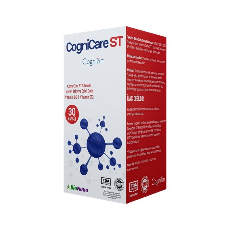 Cognicare ST Sitikolin 30 Kapsül