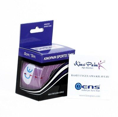 Kinopain Sports Tape LİLA - Kas Bantı 5cmx5m Rulo