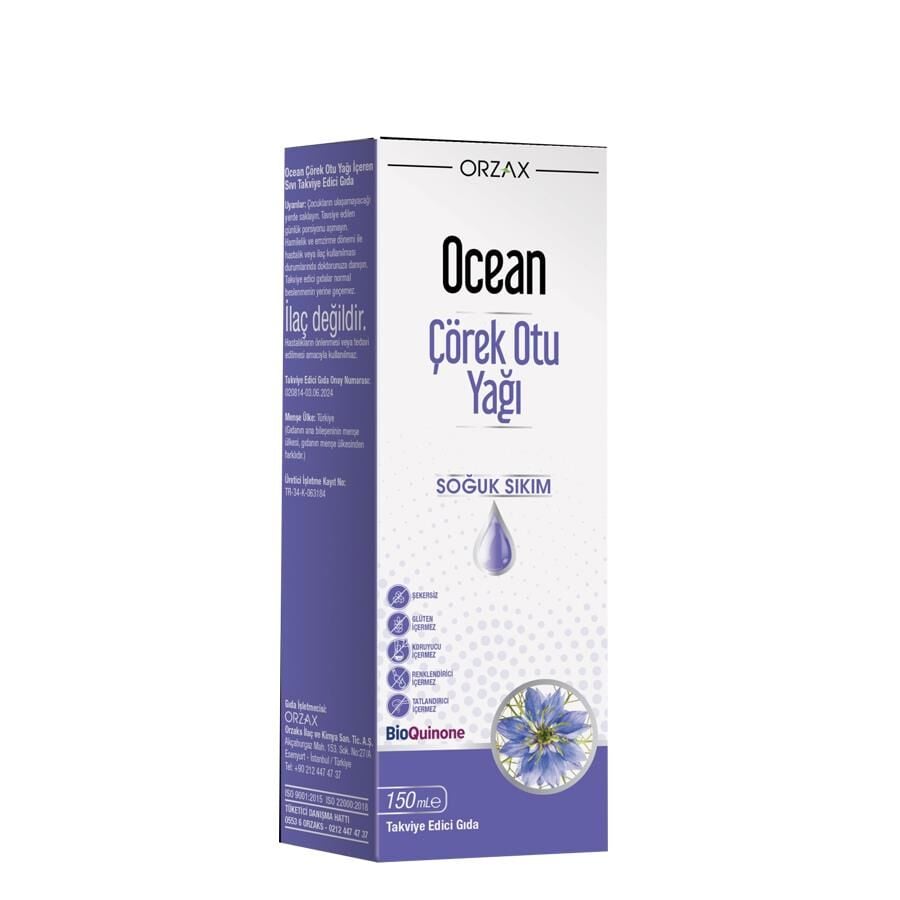 Ocean Çörekotu Yağı 150 ML Sıvı