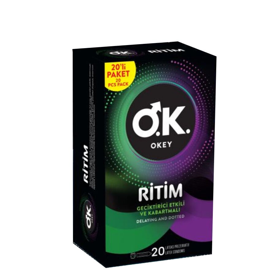 Okey Prezervatif Ritim 20 li
