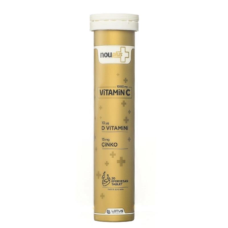 Nouplus C Vitamini 20 Efervesan Tablet