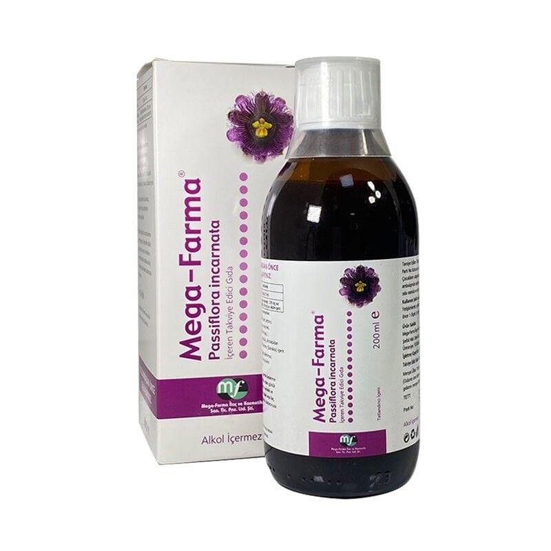 Mega Farma Passiflora Şurup 200ml