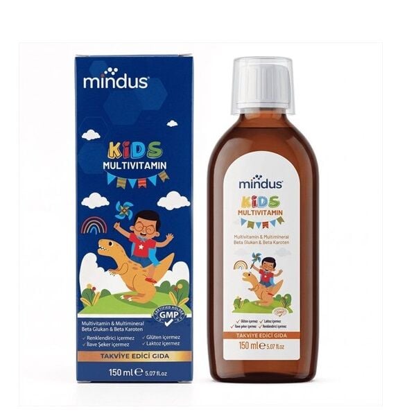 Mindus KIDS Multivitamin & Multimineral Sıvı 150 ml