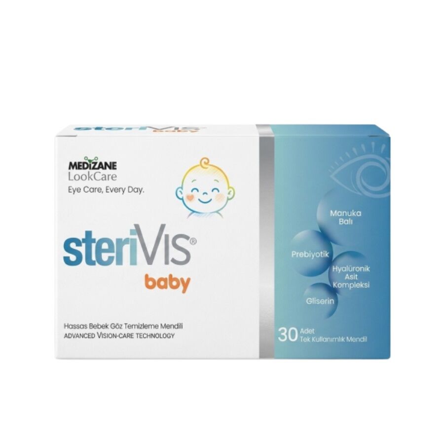 Sterivis Baby Göz Mendili 30lu