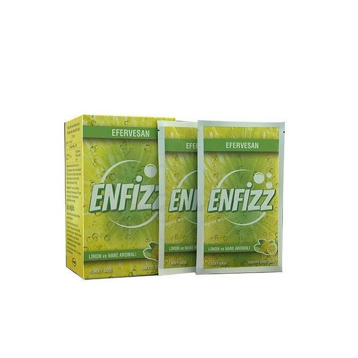 Enfizz Nane ve Limon Aromalı Efervesan 10 Saşe
