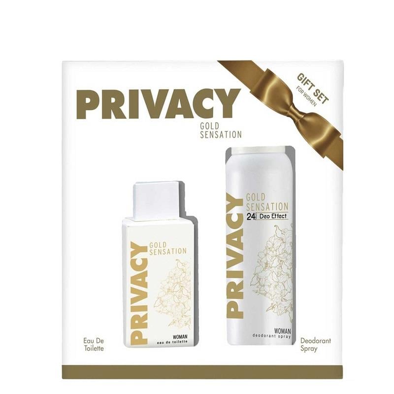 Privacy Kadın Deodorant 150 ml + Kadın Parfüm 100 ml Gold Sensation