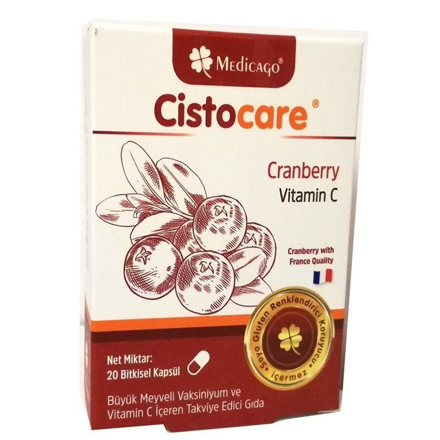 Cistocare Cranberry Vitamin C 20 Kapsül
