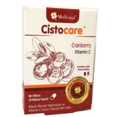 Cistocare Cranberry Vitamin C 20 Kapsül