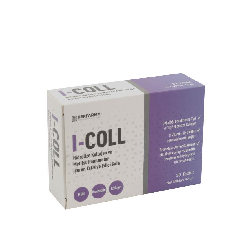 I-COLL Hidrolize Kolajen 30 Tablet