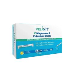 Velavit V-Magnesium Potassium-Citrate 20 Poşet