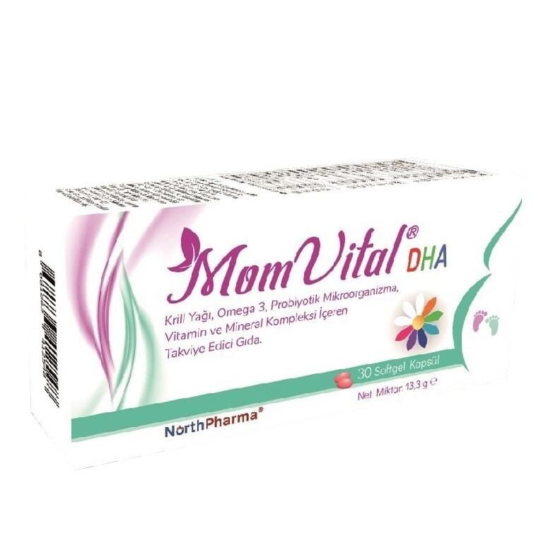 Mom Vital DHA 30 Kapsül