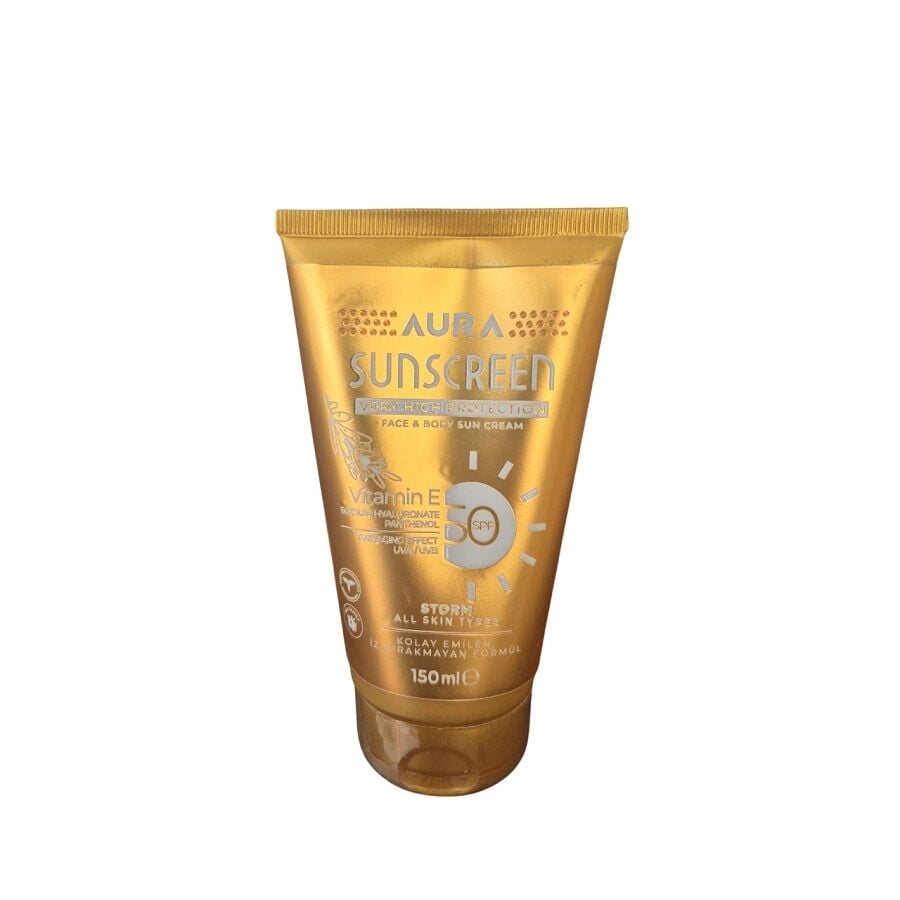 Storm Aura Sunscreen Crem Spf 50 Yüz ve Vücut Koruyucu 150ml