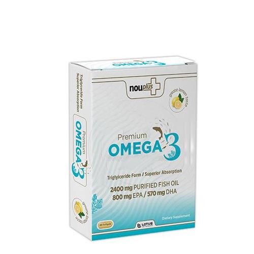 Nouplus Premium Omega 3 1200MG 60 Kapsül