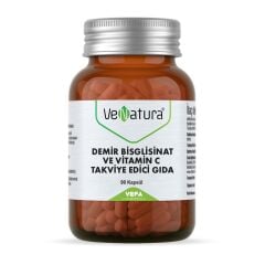 Venatura Demir Bisglisinat ve Vitamin C 90 Kapsül