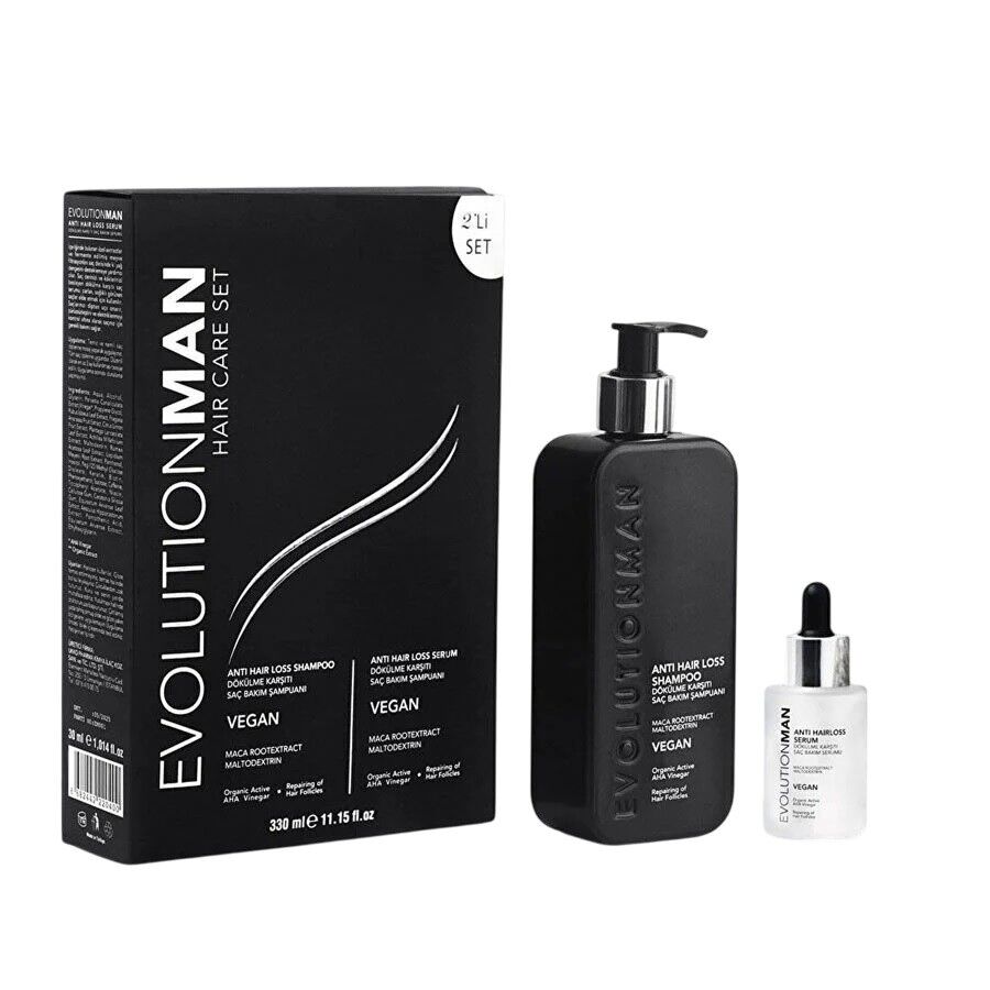 Evolutionman Dökülme Karşıtı Saç Bakım Seti - Serum Ve Şampuan 2'li Set