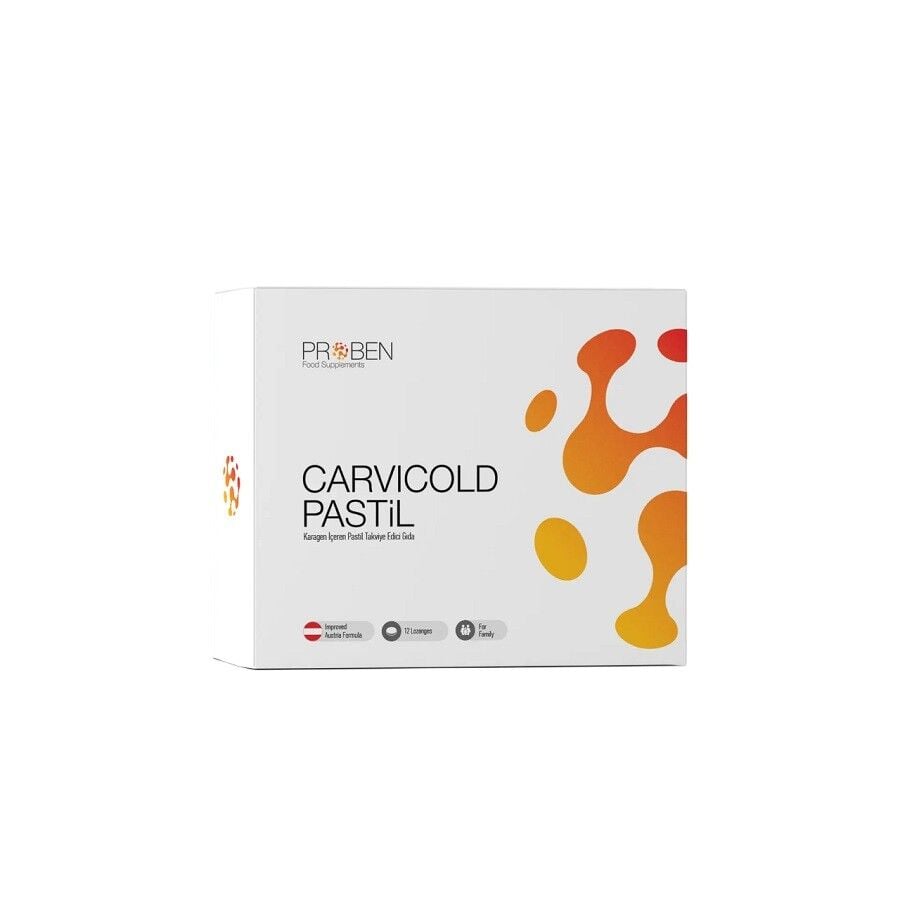 Carvicold Pastil 12 Adet