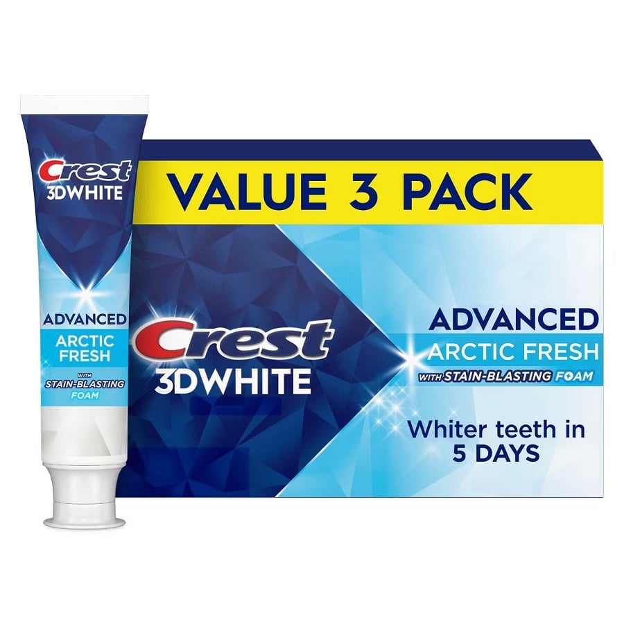 Crest 3D White Advanced Teeth Whitening Toothpaste - Arctic Fresh 280gr