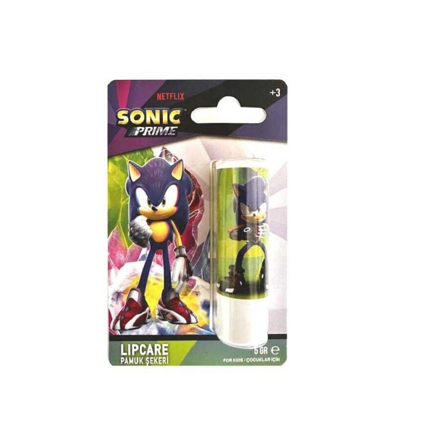 Sonic Prime Lipcare Çocuklar İçin Dudak Koruyucu 5g Pamuk Şekeri