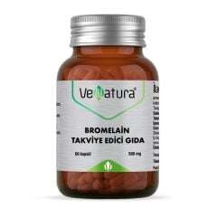 VeNatura Bromelain 500mg Takviye Edici Gıda 60 Kapsül
