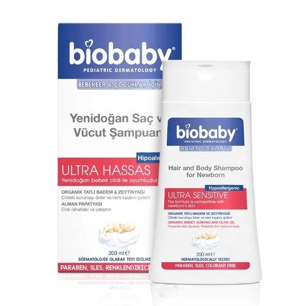 Biobaby Yenidoğan Saç Vücut Şampuanı 200ml