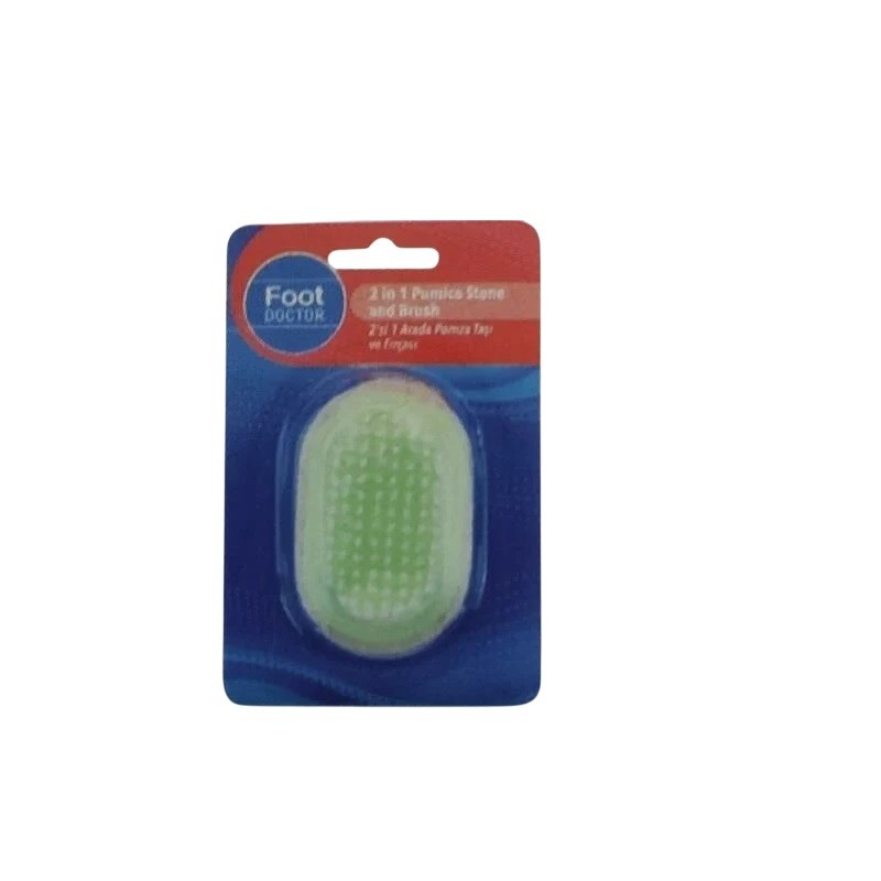 Foot Doctor 2’Si 1 Arada Pomza Tası Ve Fırça  Fd47