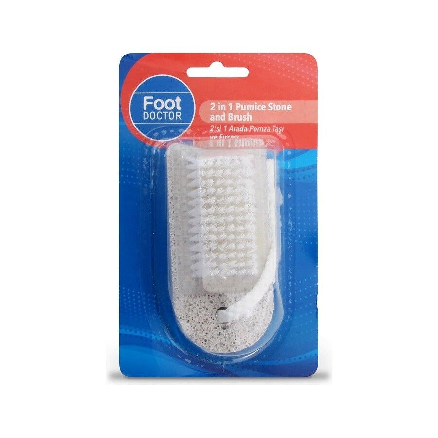 Foot Doctor 2’Si 1 Arada Pomza Tası Ve Fırçası Fd45