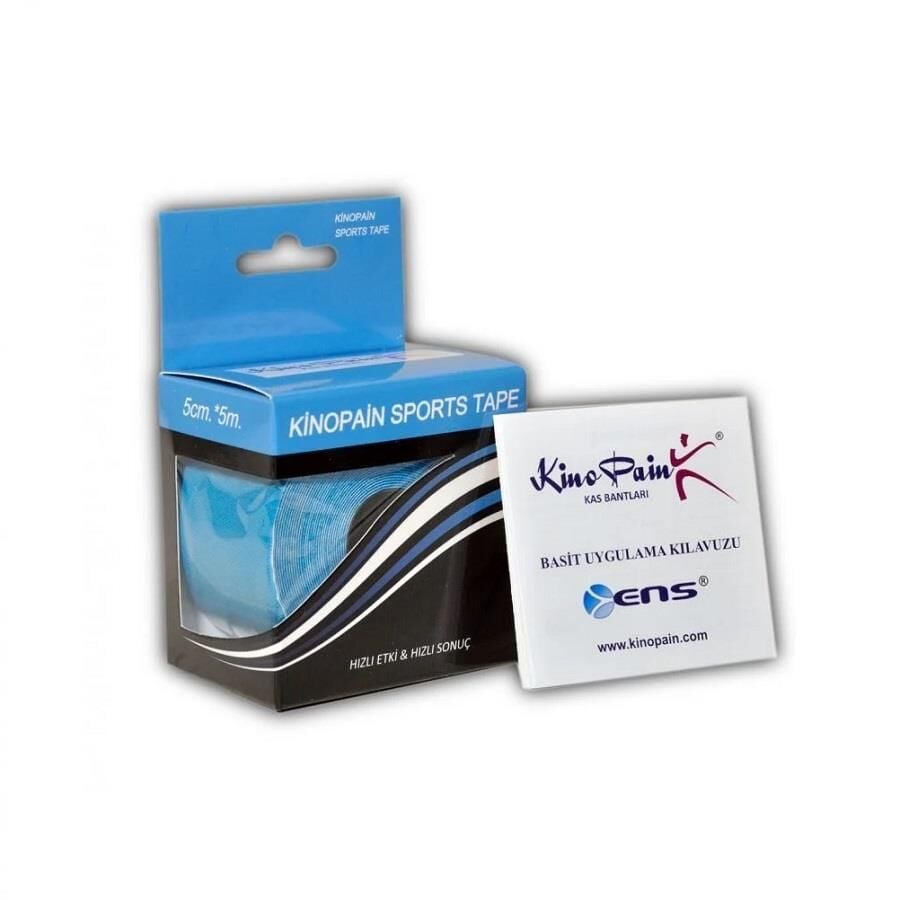 Kinopain Sports Tape MAVİ - Kas Bantı 5cmx5m Rulo