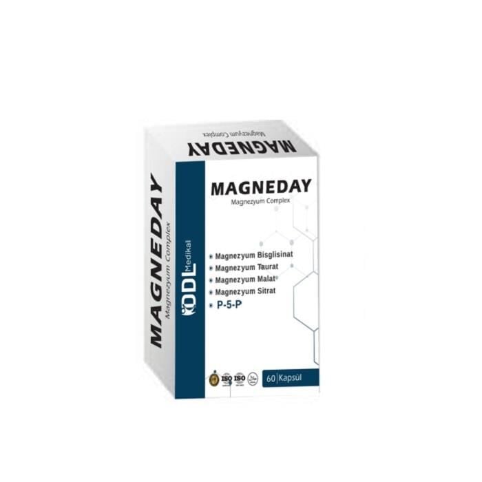 Magneday Magnezyum Kompleks 60 Kapsül