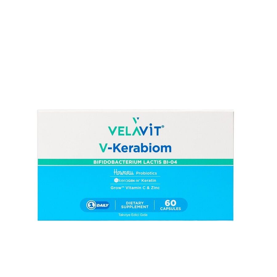 Velavit V-Kerabiom Bifidobacterium Lactis 60 Kapsül
