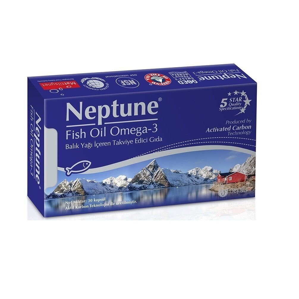 Neptune Fish Oil Omega 3 Balık Yağı 30 Kapsül