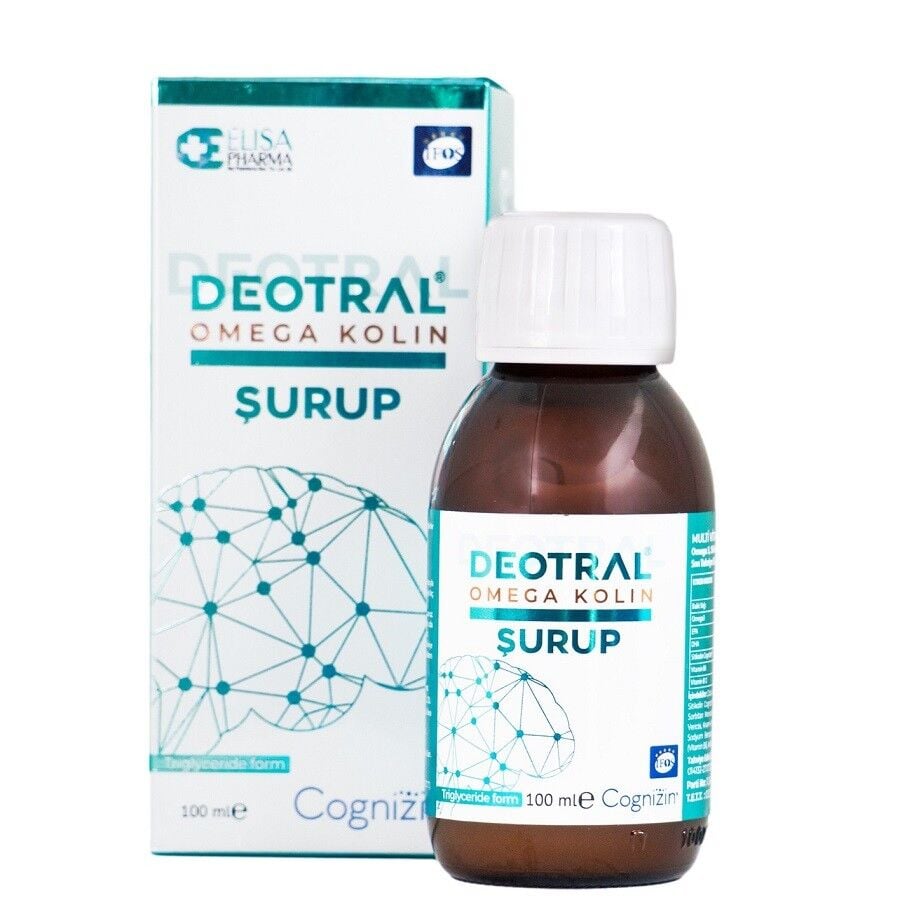 Deotral Omega Kolin Sıvı TEG Şurup 100 ML