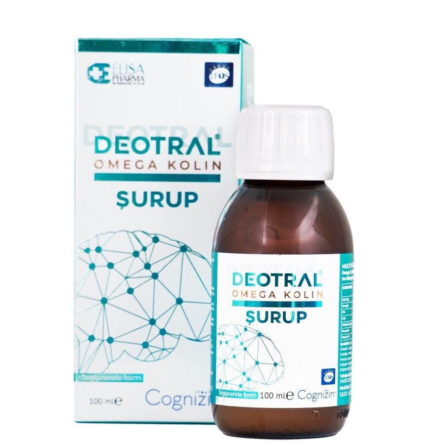 Deotral Omega Kolin Sıvı TEG Şurup 100 ML